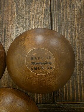 Wooden Bowl in Rich Brown